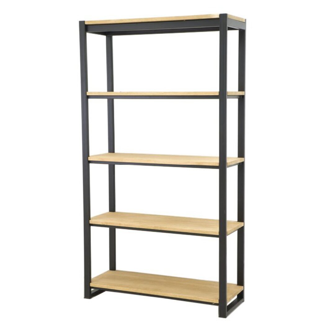 Bookshelf MD7010, Minimalist design solid wood bookshelf