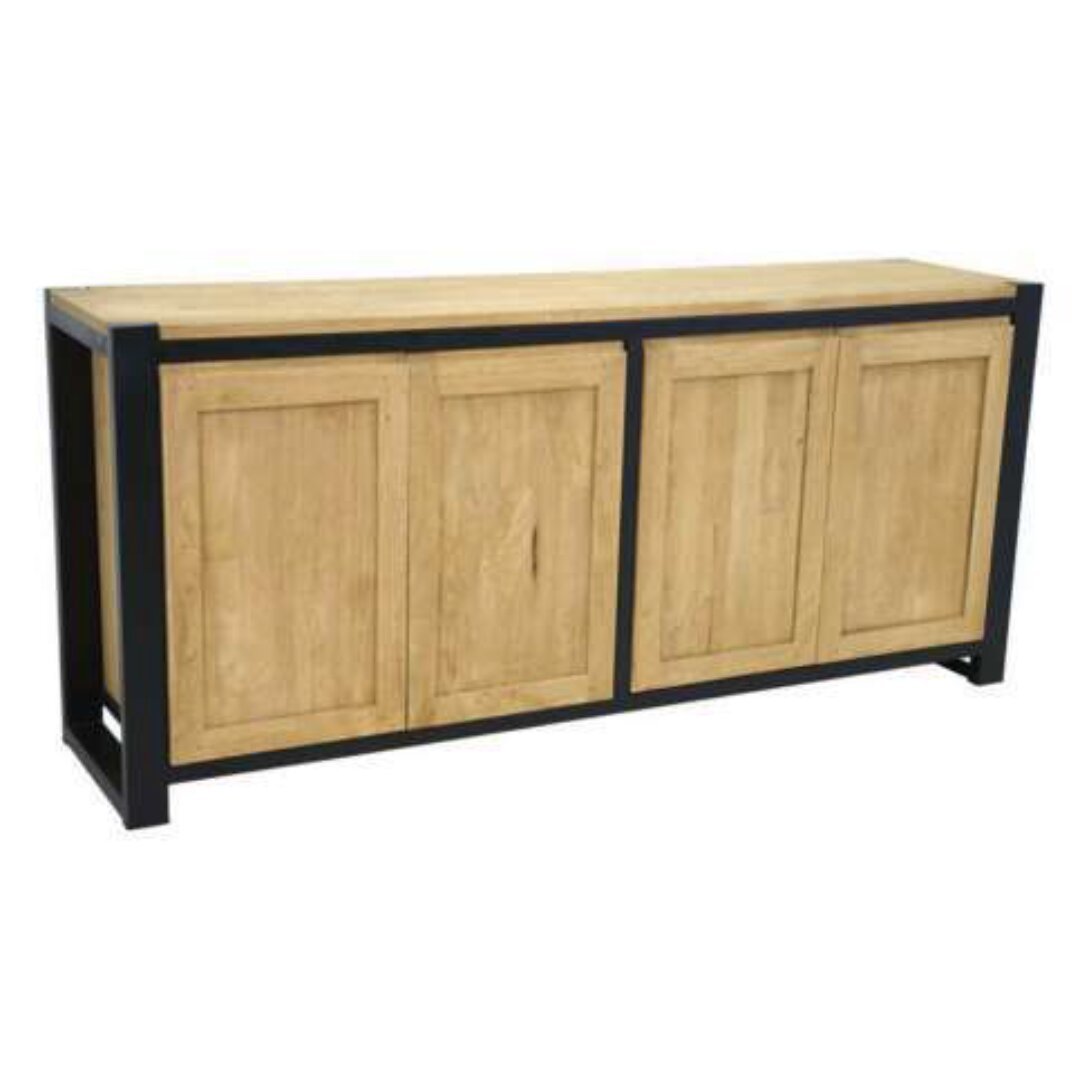 Sideboard MD7011, Minimalist design solid wood buffet cabinet