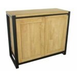 Low Cupboard MD7012, Minimalist design solid wood low cabinet