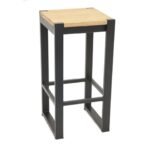 Bar Stool MD7014, Minimalist design solid wood bar stool