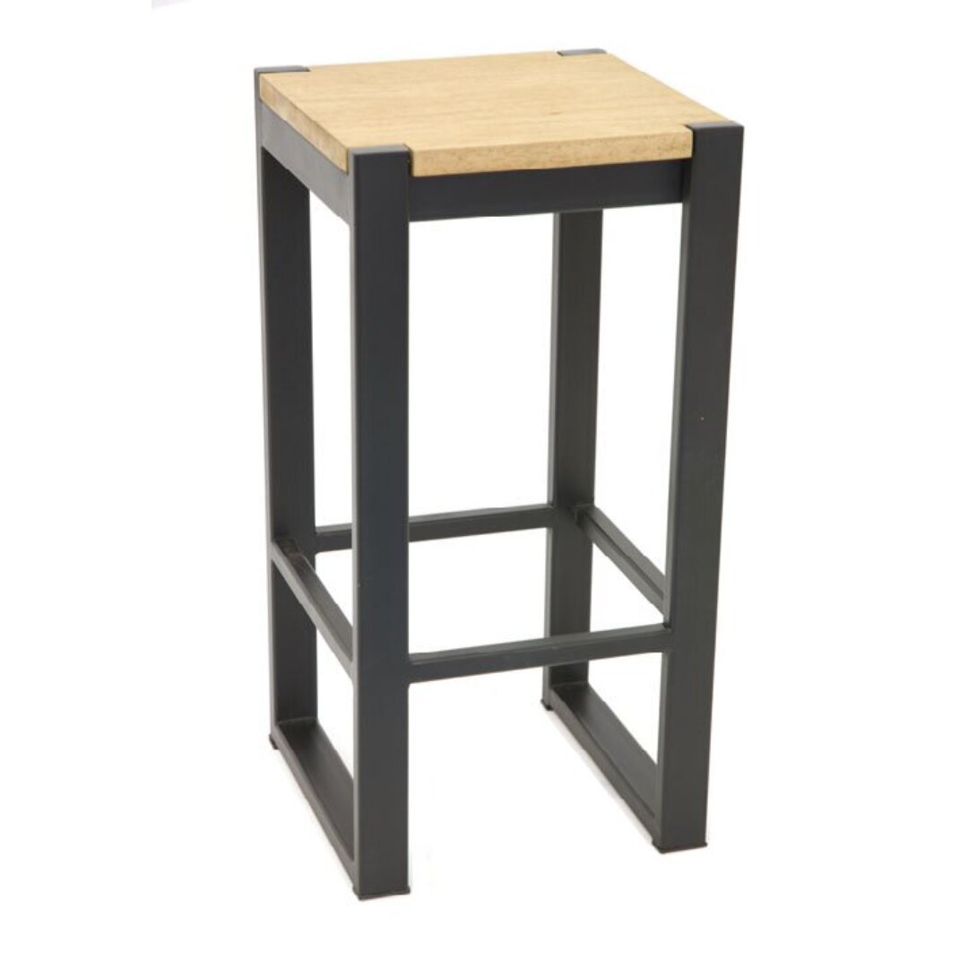 Bar Stool MD7014, Minimalist design solid wood bar stool