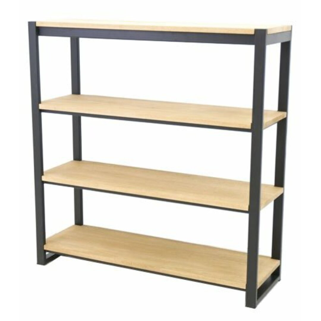 Bookshelf MD7015, Minimalist design solid wood bookshelf