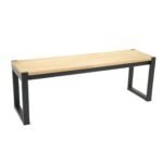 Bench MD7016, Minimalist design solid wood bench
