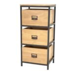 Column 3 MD7024, Minimalist design solid wood drawer column