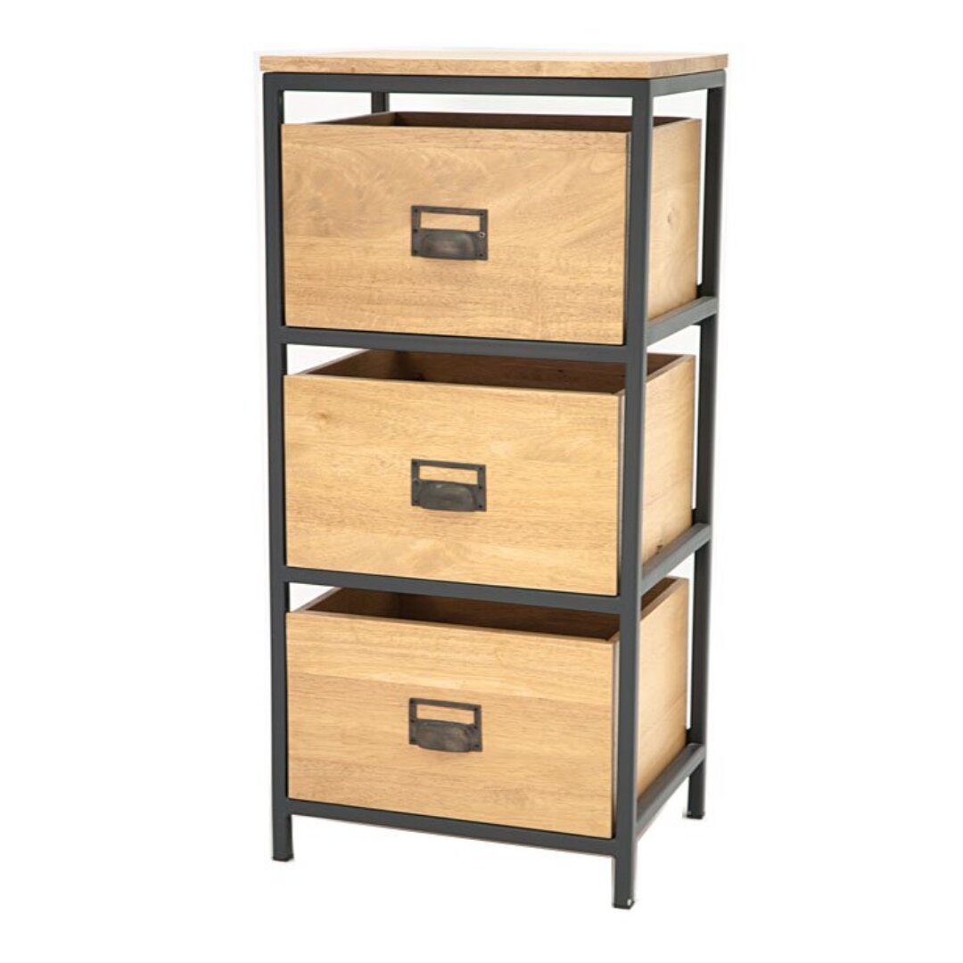 Column 3 MD7024, Minimalist design solid wood drawer column