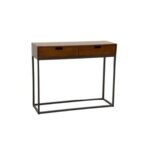 Console MD7028-2, Minimalist design console made of real wood