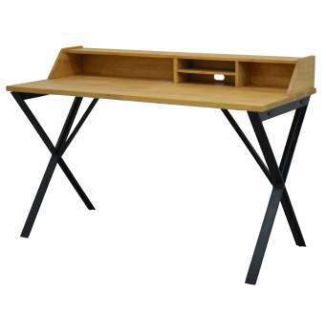 Desk MD7038KD, Minimalist design solid wood work desk