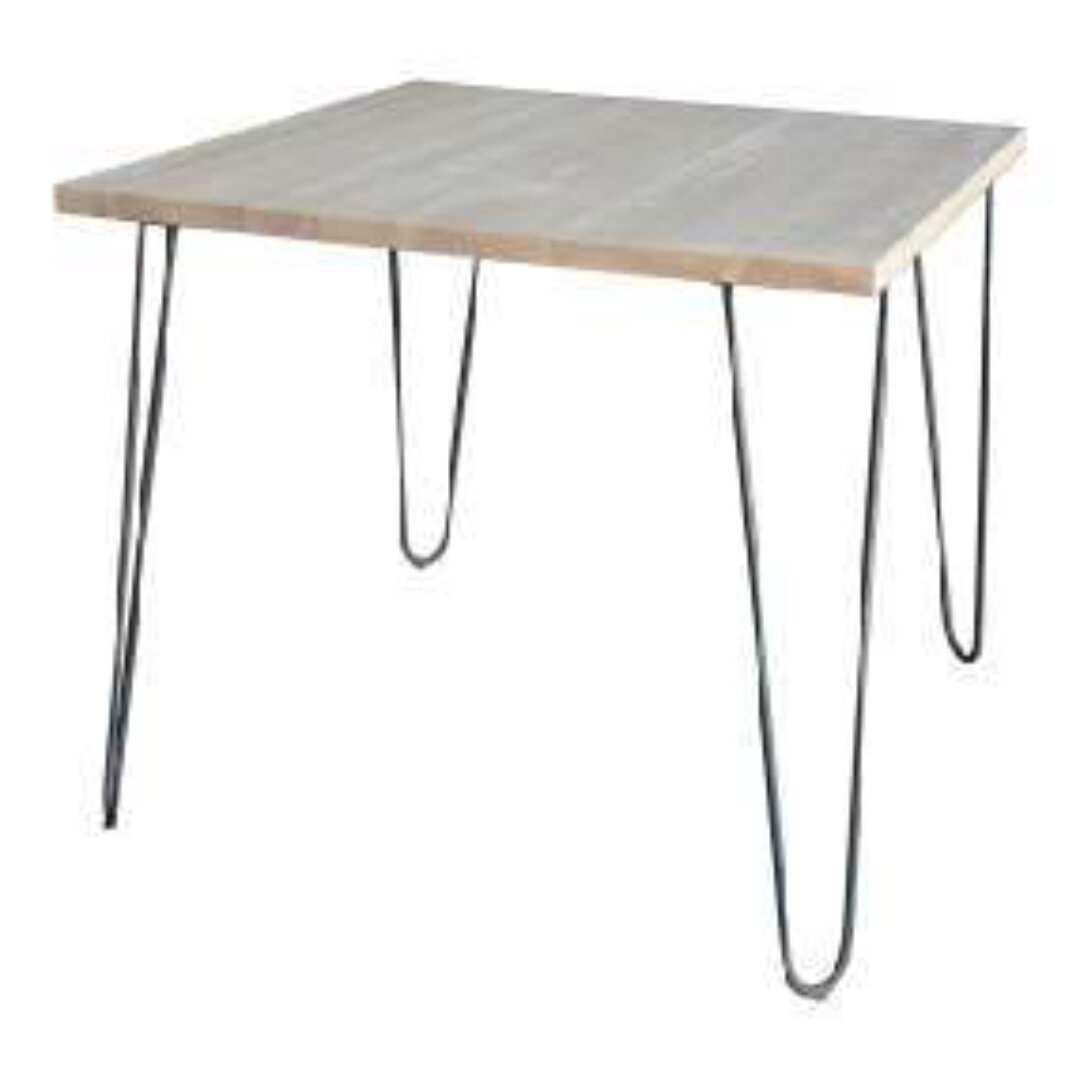 Dining Table MD7042, Minimalist design solid wood dining table
