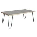 Coffee Table MD7049, Minimalist design solid wood coffee table