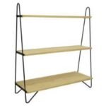 Bookshelf MD7063, Minimalist 3-Tier Bookshelf