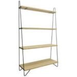 Bookshelf MD7064, Minimalist 4-Tier Bookshelf