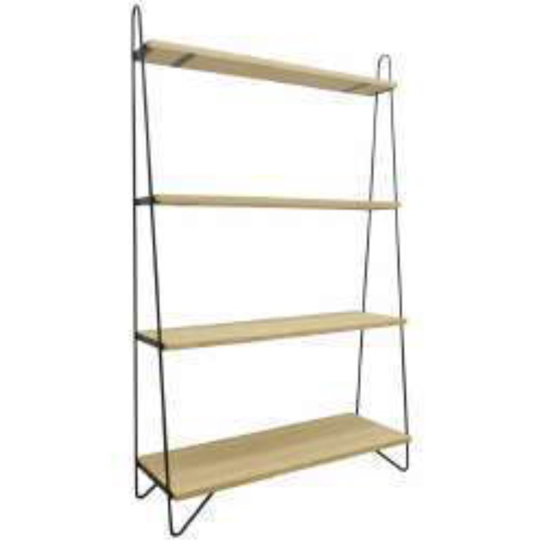 Bookshelf MD7064, Minimalist 4-Tier Bookshelf