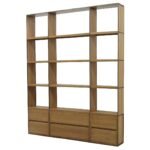 Bookshelf KD MD7069KD, Minimalist design solid wood bookshelf