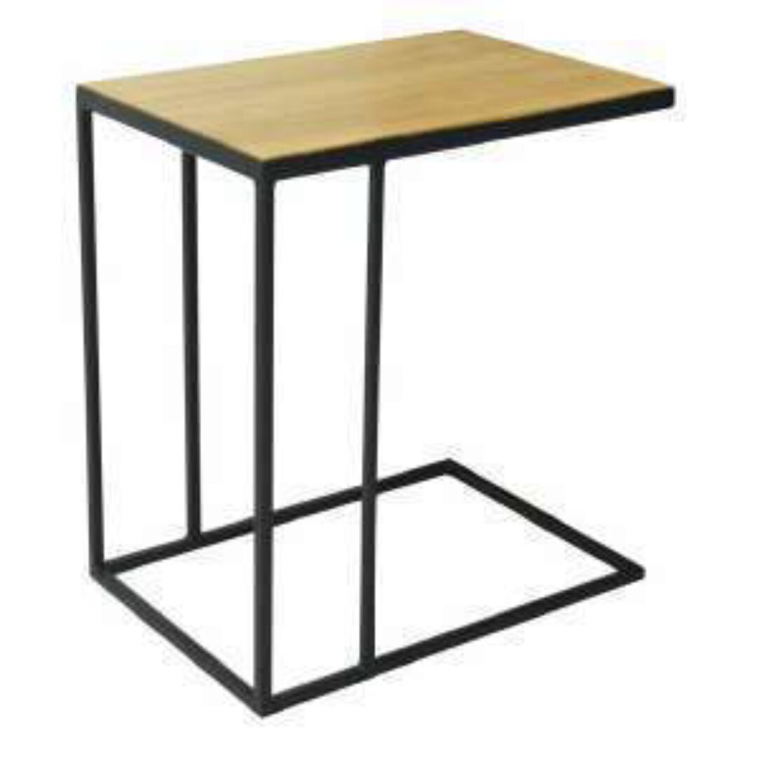 Small Side Table MD7072, Minimalist style solid wood side table