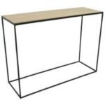 Console MD7073, Minimalist design console made of real wood