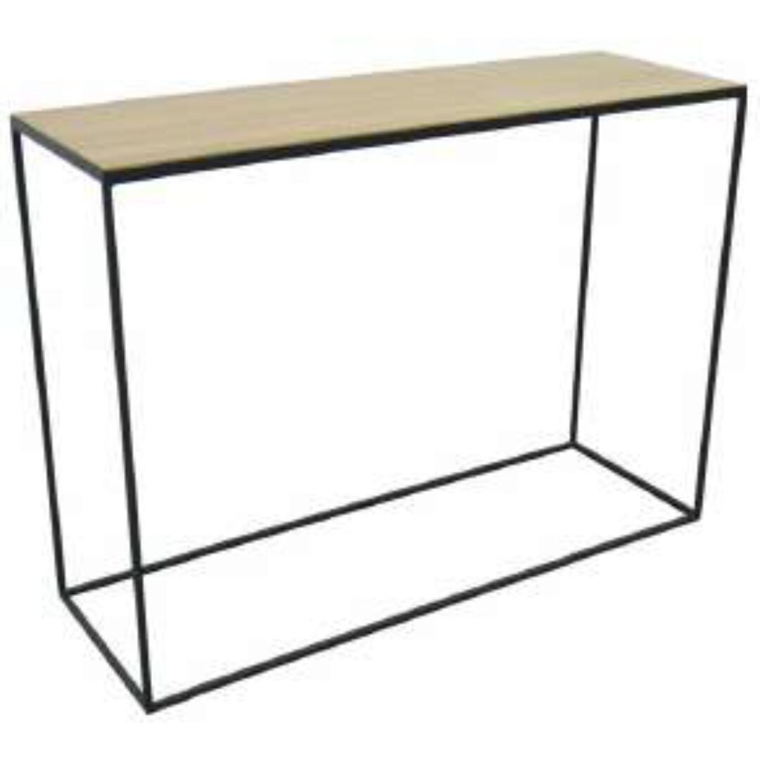 Console MD7073, Minimalist design console made of real wood