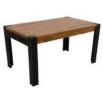Dining Table MD7115KD, Minimalist style solid wood dining table