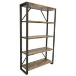 Bookshelf MD7116, Minimalist style solid wood bookshelf