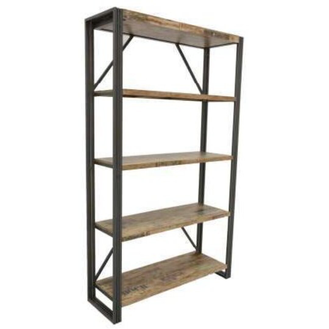 Bookshelf MD7116, Minimalist style solid wood bookshelf