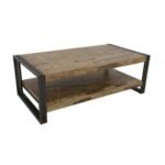 Low Table with Shelf MD7121, Minimalist style low table with shelf
