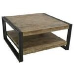 Low Table with Shelf MD7122, Minimalist style low table with shelf