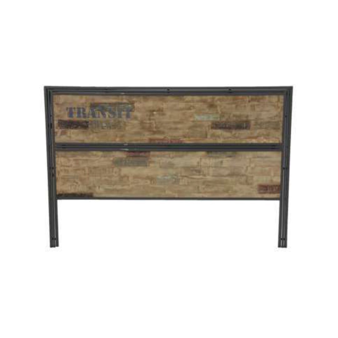Headbed MD7128, Minimalist style solid wood headboard