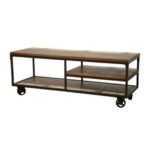 TV Furniture MD7202, Minimalist style solid wood TV stand