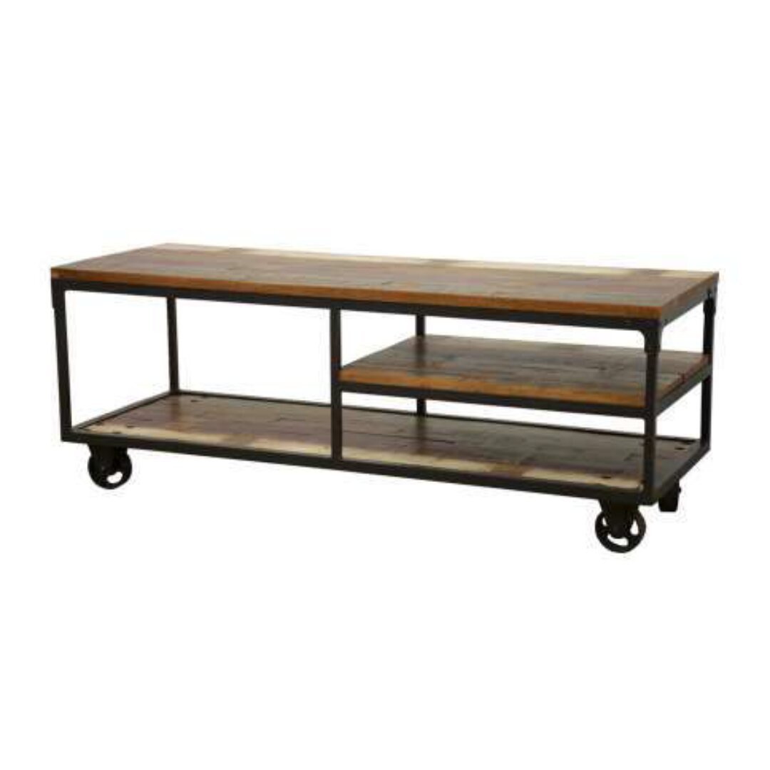 TV Furniture MD7202, Minimalist style solid wood TV stand