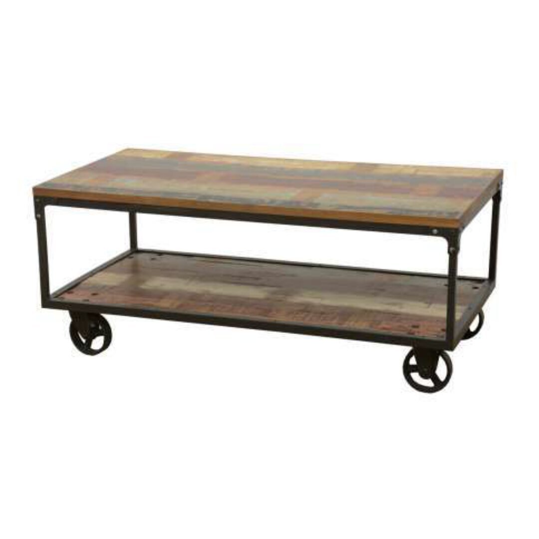 Low Table MD7203, Minimalist style solid wood coffee table