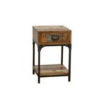 Sofa Corner 1DRW MD7206, Solid wood corner sofa with drawers