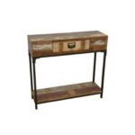Console 1 Drawer MD7207, Minimalist solid wood console table