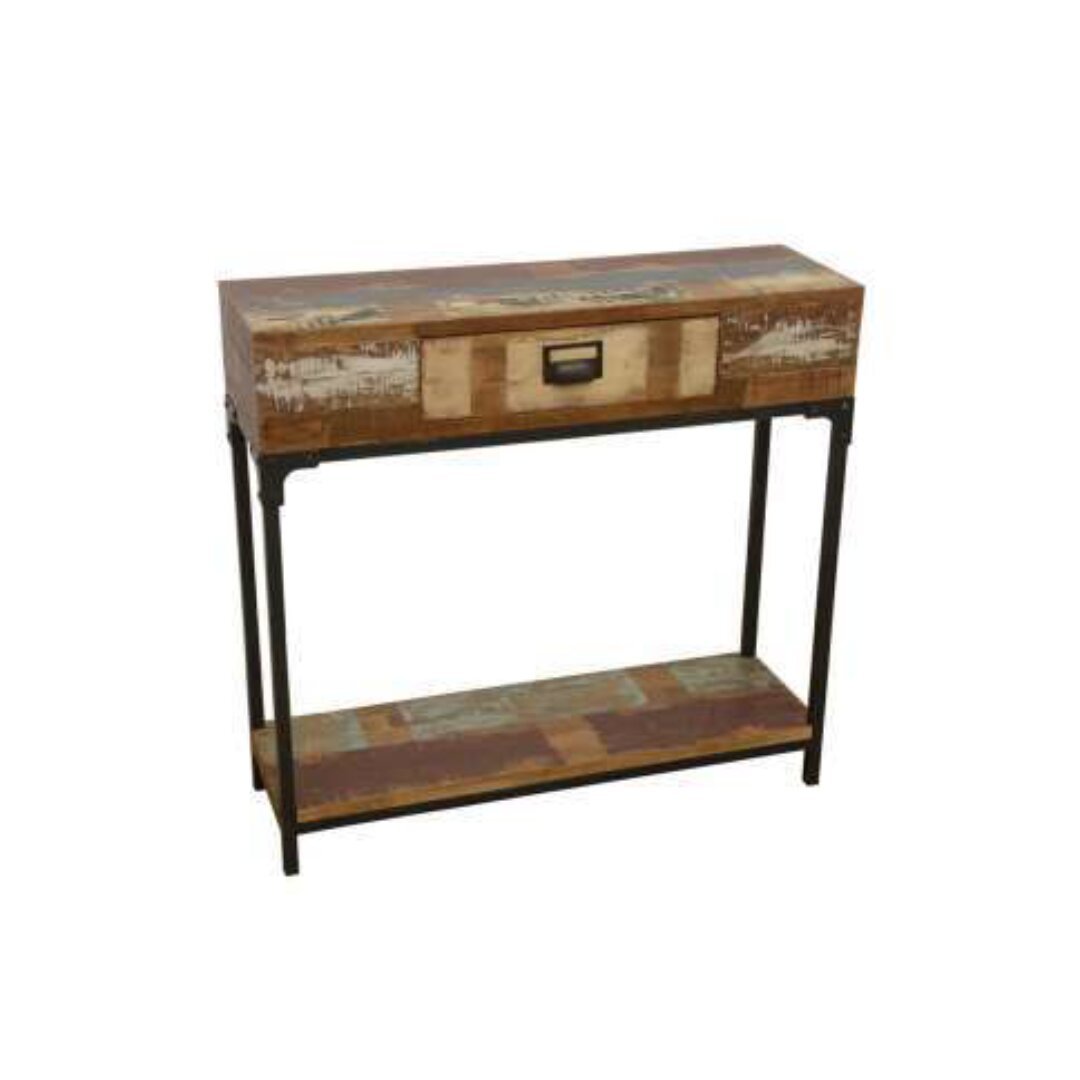 Console 1 Drawer MD7207, Minimalist solid wood console table