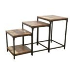 Console MD7208, Minimalist solid wood console table
