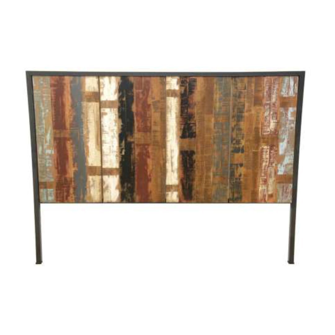Headbed MD7211, Minimalist style solid wood headboard