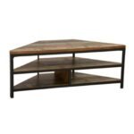 TV Corner MD7212, Minimalist style corner TV cabinet made of real wood