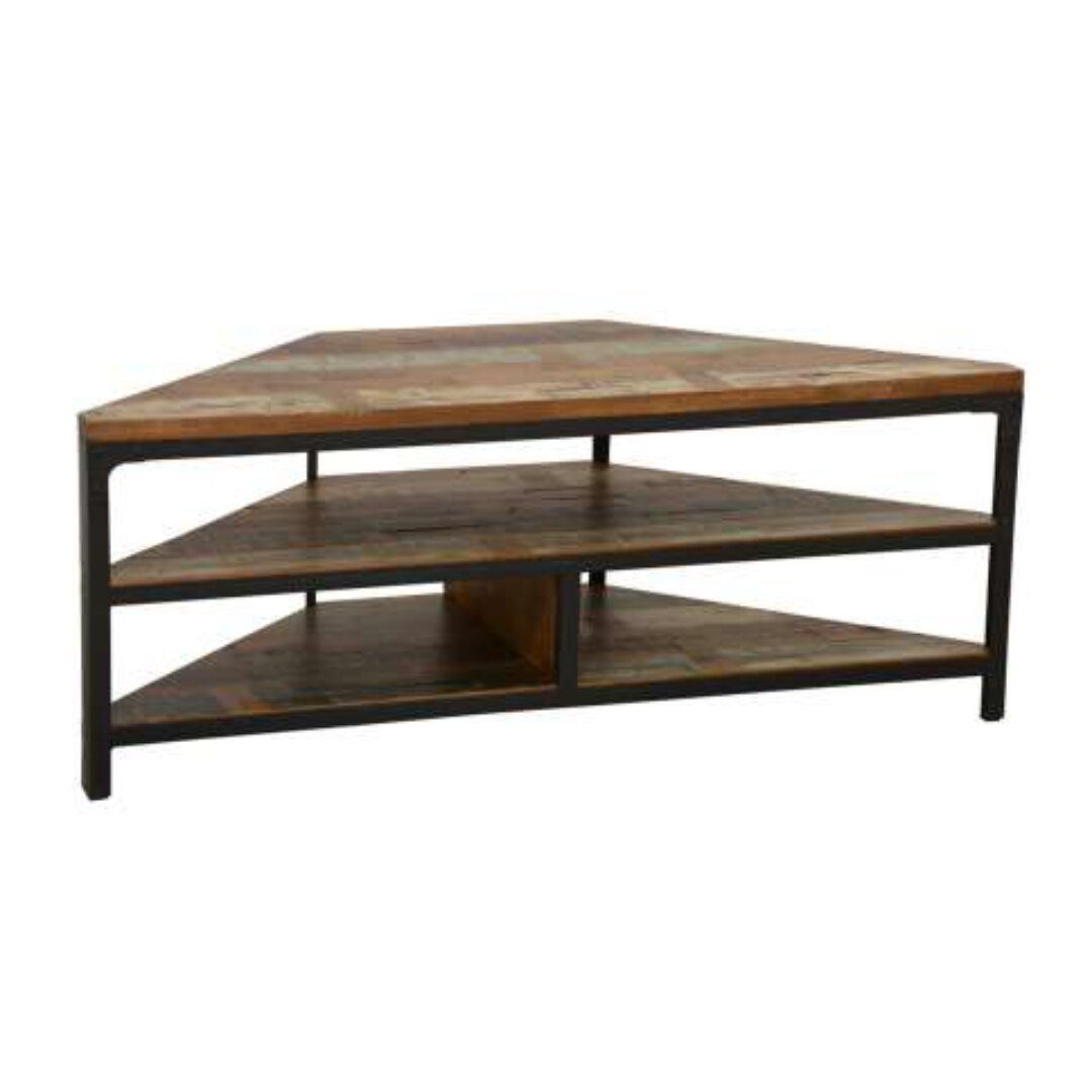 TV Corner MD7212, Minimalist style corner TV cabinet made of real wood