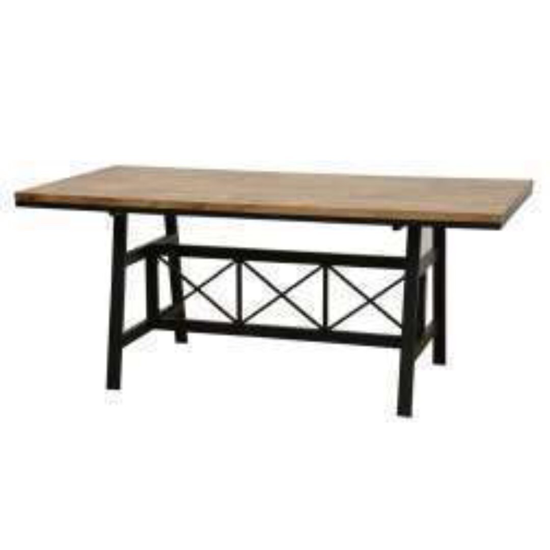 Dining Table MD7227KD, Minimalist style solid wood dining table