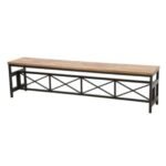 Bench MD7230KD, Minimalist style solid wood bench