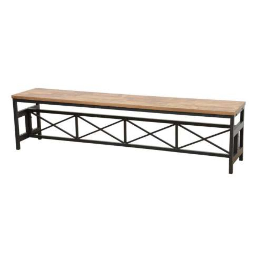 Bench MD7230KD, Minimalist style solid wood bench