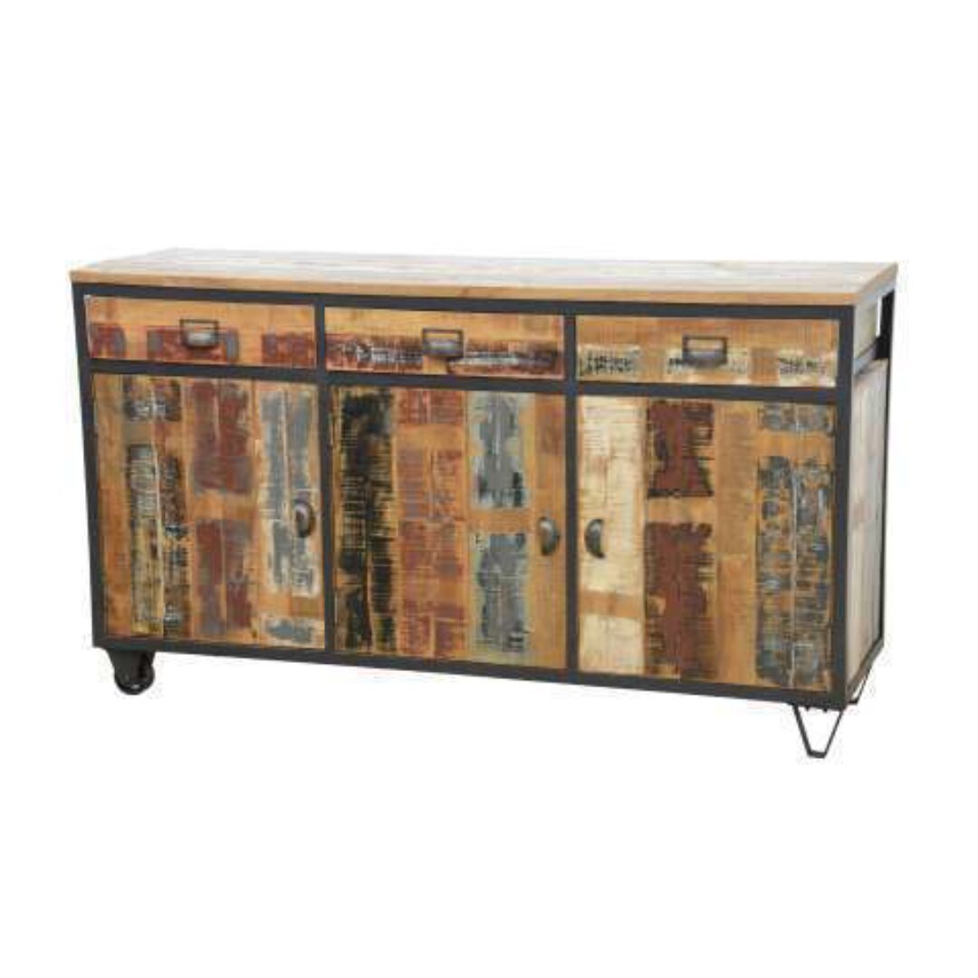 Buffet MD7231, Minimalist style buffet cabinet made of real wood