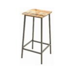 Bar Stool MD7241, Minimalist Solid Wood Bar Stool, view 2