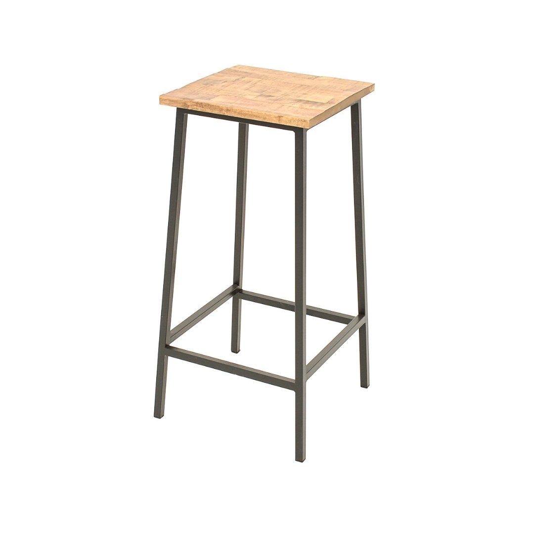 Bar Stool MD7241, Minimalist Solid Wood Bar Stool