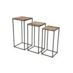 3-piece genuine wood console set MD7251