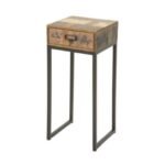 Accent Table MD7252KD, Solid wood side table with drawer