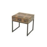 Accent Table MD7253KD, Solid wood side table with drawer