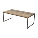 Low Table MD7262KD, Large, solid wood coffee table with a minimalist design