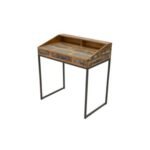 Desk 1 Drawer MD7264KD, Medium-sized, solid wood desk with a minimalist design