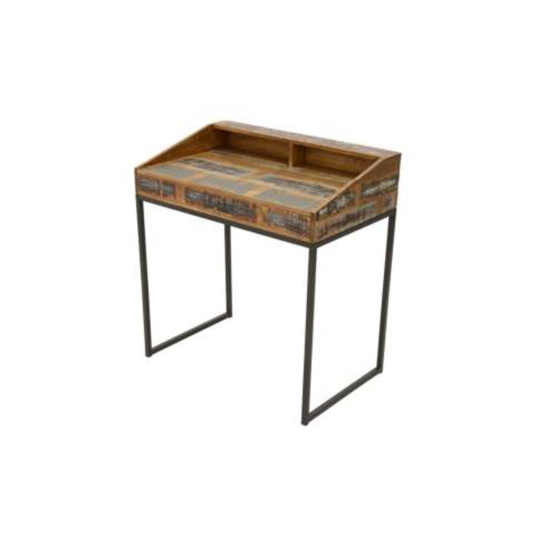 Desk 1 Drawer MD7264KD, Medium-sized, solid wood desk with a minimalist design