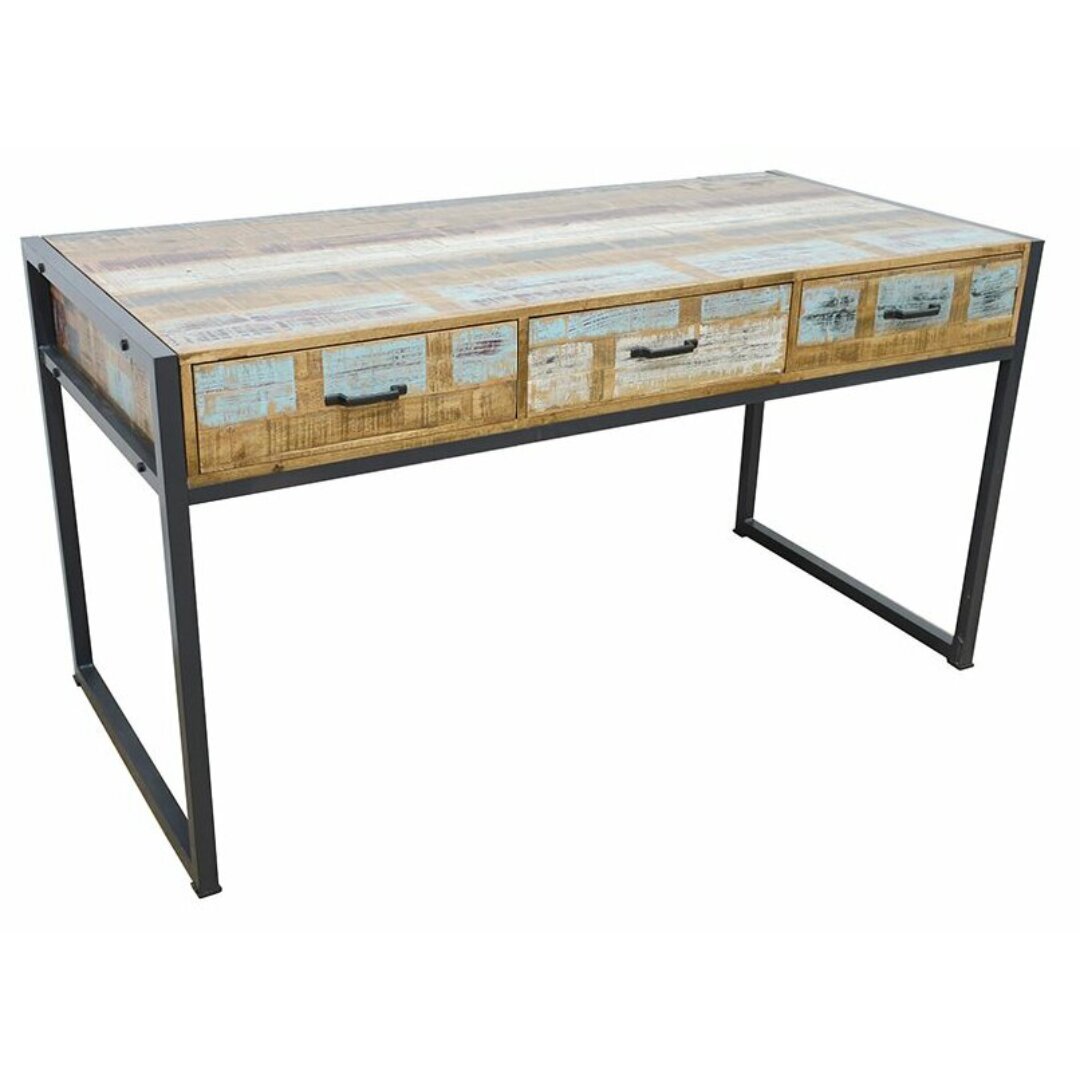Console Table 3 Drawers MD7267KD, Large, solid wood console table with 3 drawers, minimalist design