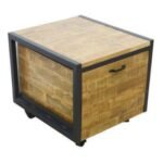 Desk Drawer on Wheels MD7271, Low, solid wood desk drawer with wheels